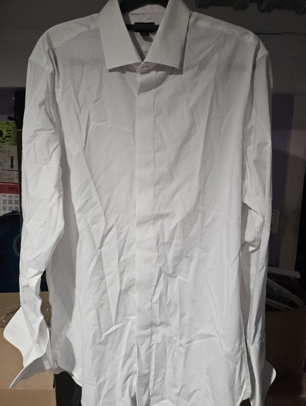 J. Crew White Long-Sleeve Dress Shirt